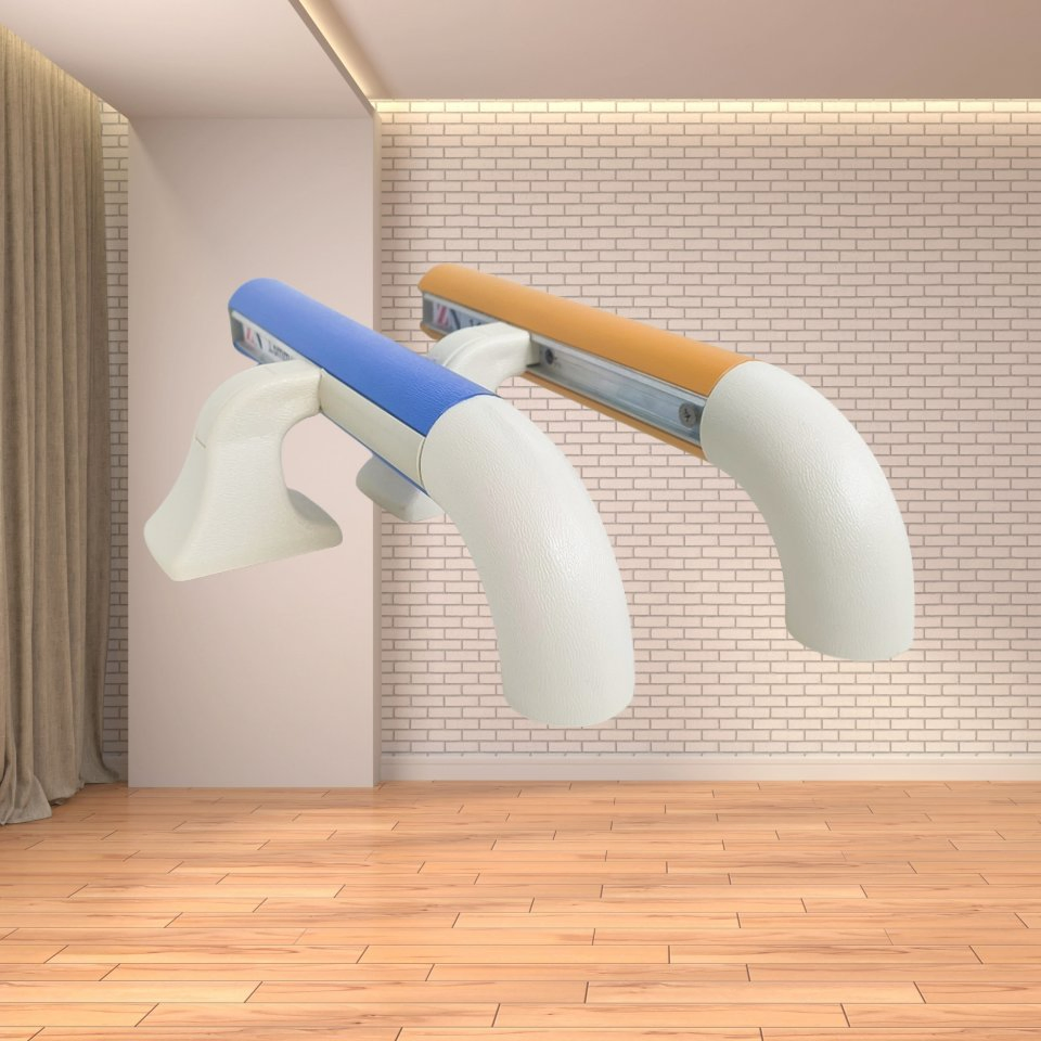Hospital Antibacterial Anti-Collision PVC Wall Handrail