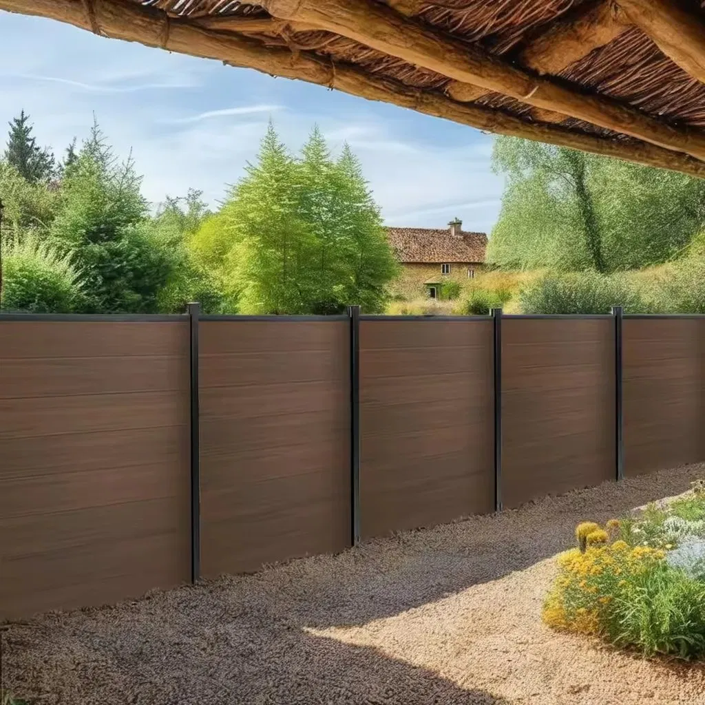 WPC Material for Lasting Beauty & Zero Maintenance Modern Composite Fencing WPC