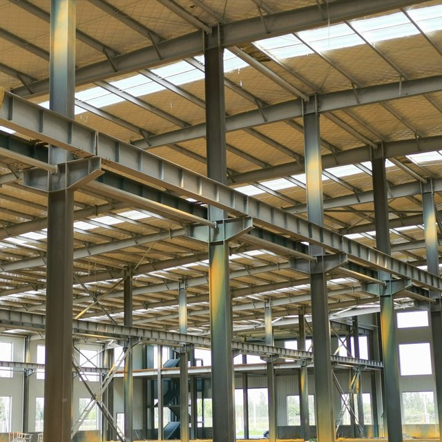Plant/Hangar/Garage/Shed Steel Material Drawing Design Factory Engineered Sandwich Panel Metal Sheet Workshop Structure Warehouse for Large Span Building
