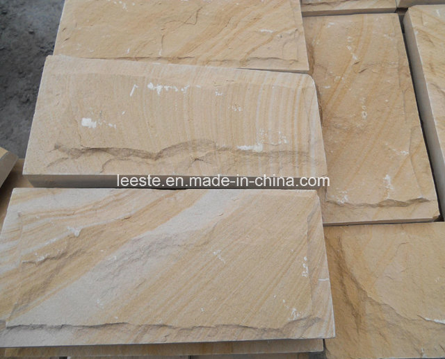 Yellow Wooden Sandstone and Sandstone Tiles