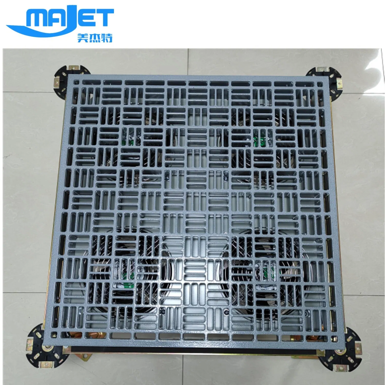 Вентилятор для фальшпола с контролем температуры, 4 вентилятора