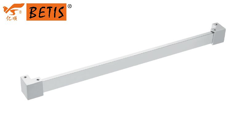 ASTM-Standard Stainless-Steel Sliding Bathroom Shower-Enclosure Hardware Accessories Fixed-Panel Header Bar