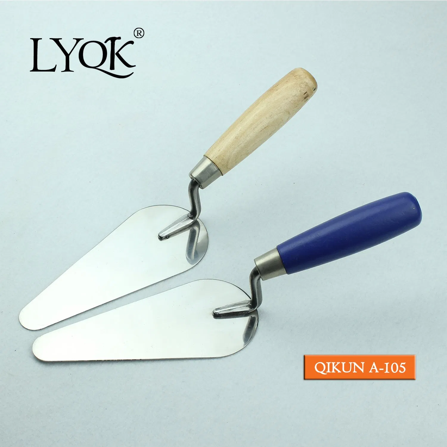 a-104 Construction Decoration Paint Hardware Hand Tools Wooden Handle Bricklaying Trowel