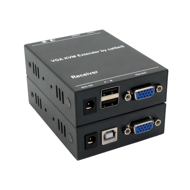 Удлинитель VGA 300 м с передачей IR и USB