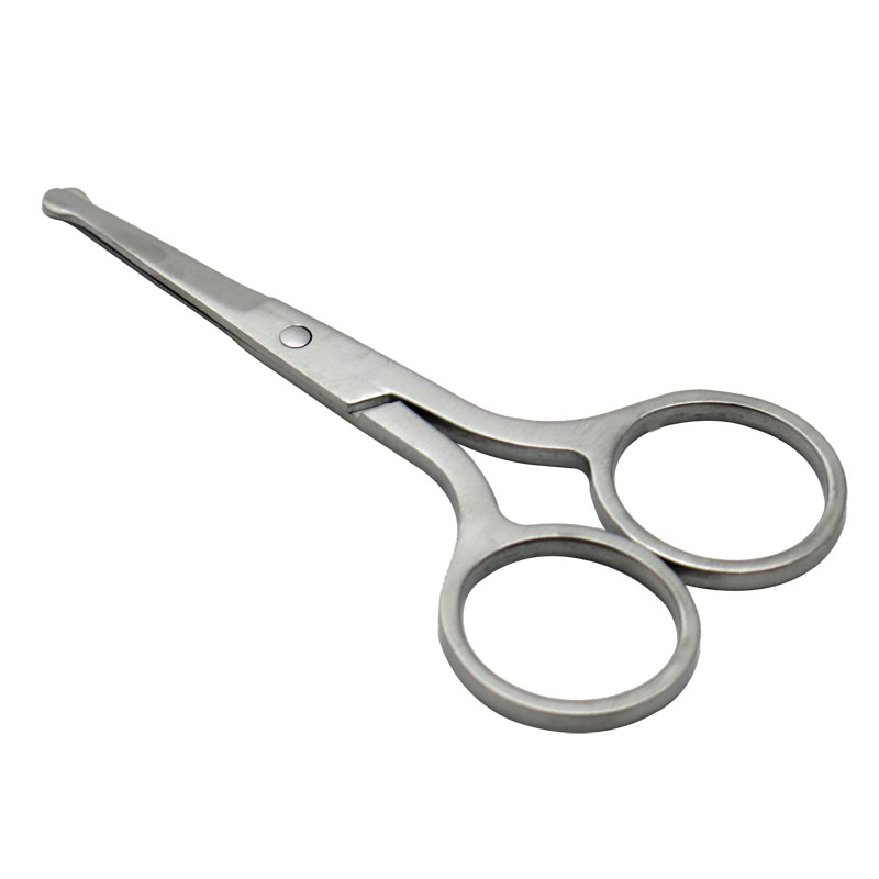 Thicken 3.5inch Stainless Steel Eyebrow Nose Hair Manicure Cuticle Scissors