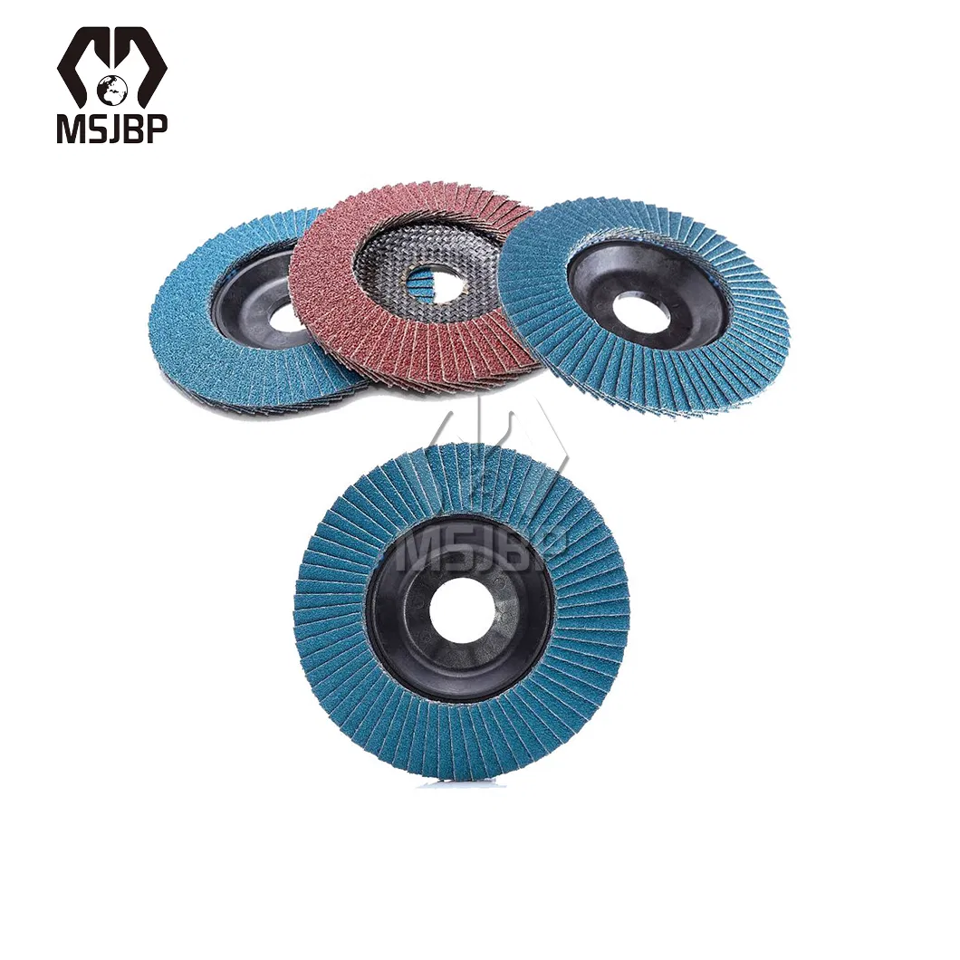 Msjbp Abrasive Convolute Wheel China Factory 230X22 250X22 Non-Woven Surface Conditioning Flap Discs for Woodworking