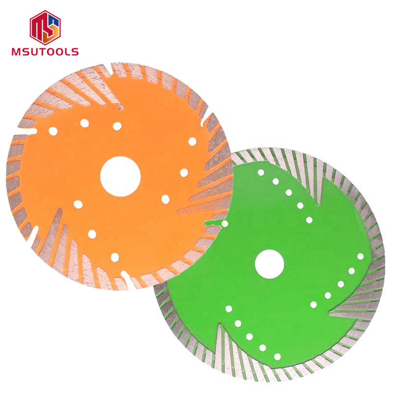 Hot Selling 6" Turbo Diamond Saw Blade 150mm Dry Diamond Cutting Disc for Granite Marble and Quartz Stones