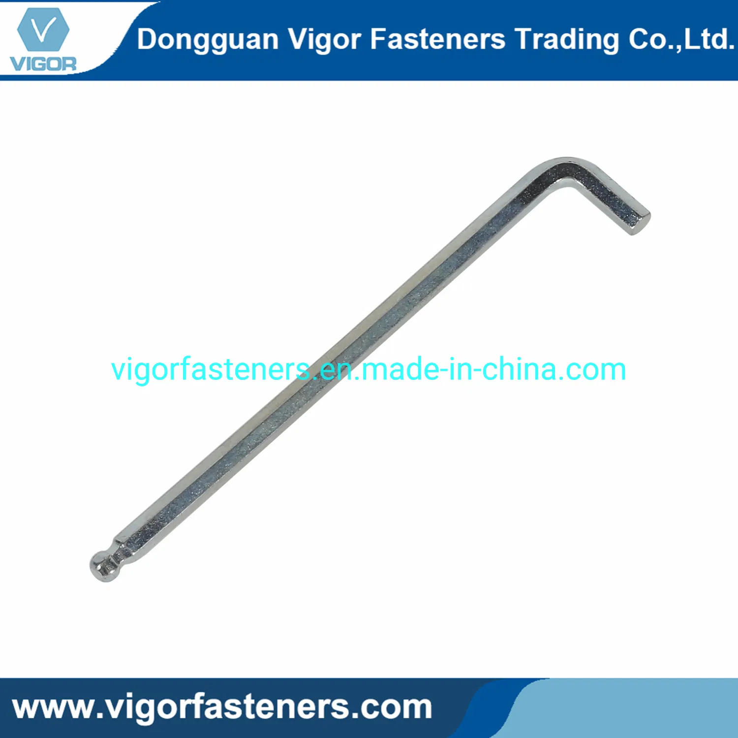 Набор шестигранных ключей с плоским и шаровым наконечником