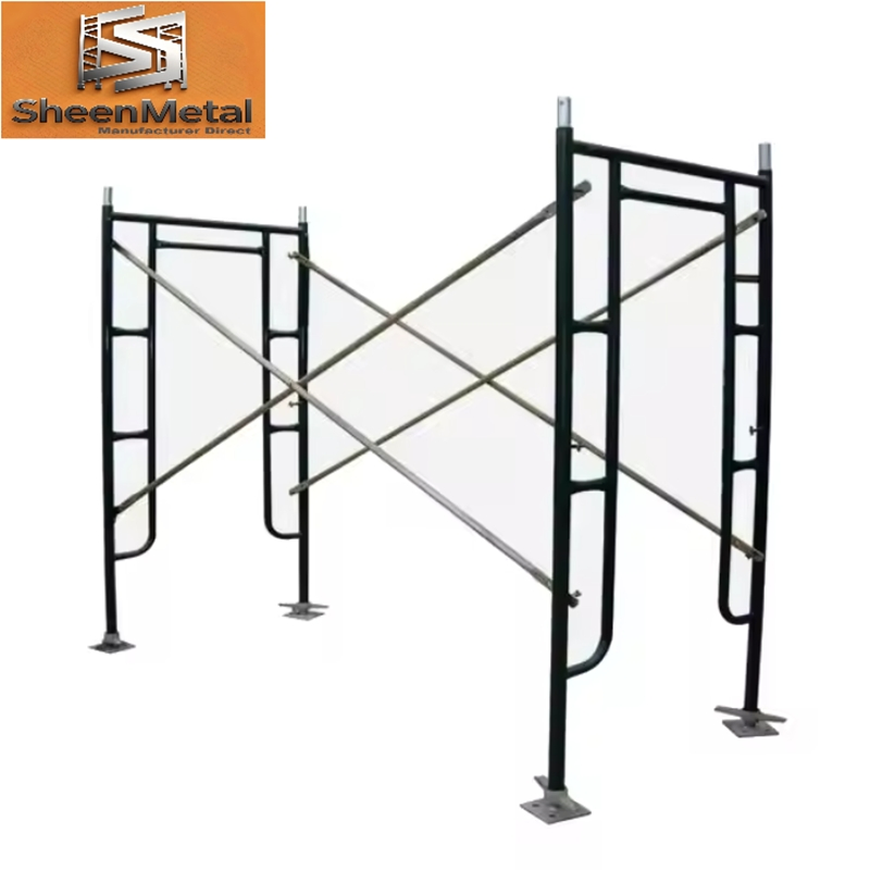 Factory's Modern European Design Mobile Scaffolding Multi-Layer Steel Ladder Frame for Sale