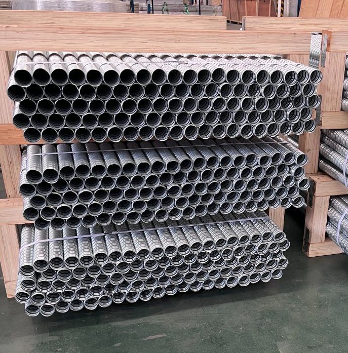 Post Tension Galvanized Round Corrugated Metal Prestressed Duct 75mm 85mm