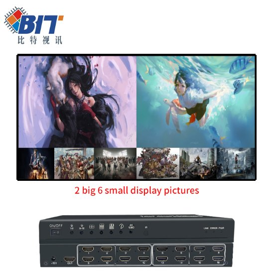 Видеомикер Bitvisus 1x16 HDMI сплиттер