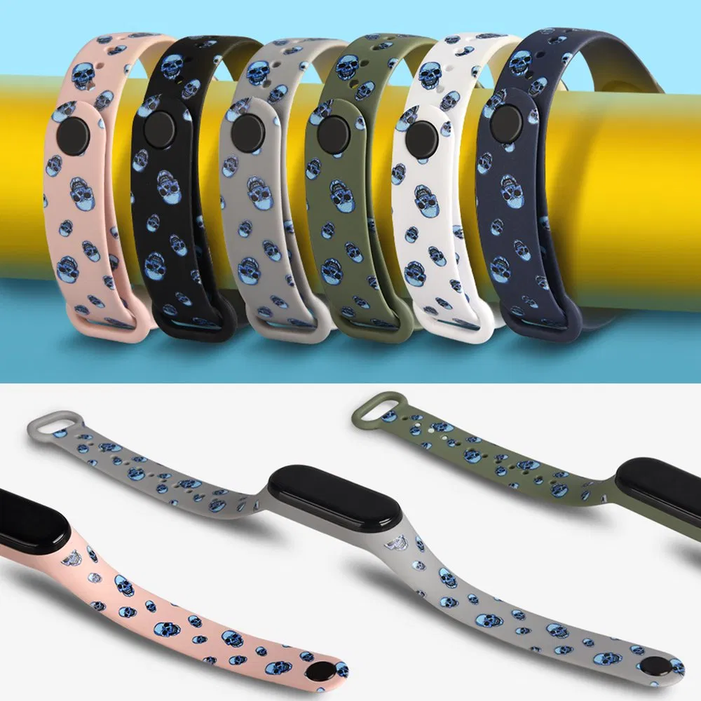 High Quality Custom Removable Adjustable Logo Printed Silicone Watch Bands
