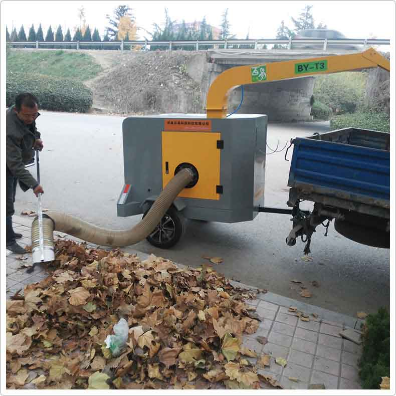 18 HP Gas Engine Leaf Collector Vacuum Machine by-T3 Tractor Mounted Leaf Collector
