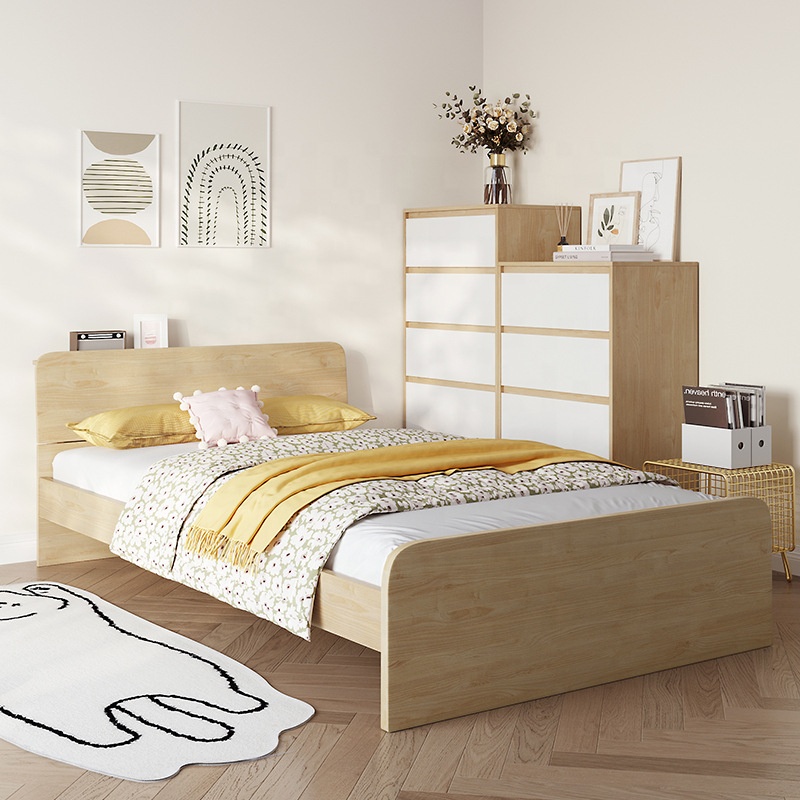 Кровать односпальная с выдвижным спальным местом детская для школы