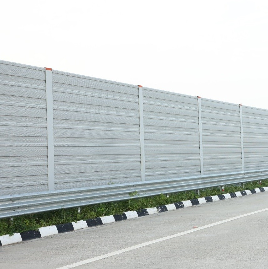 Acoustic Insulation Wall Fence Aluminum Noise Barrier Panel Highway Sound Barrier