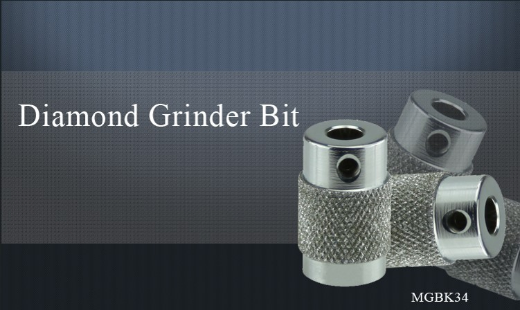 Fast 3/4 Inch Diamond Chromium Plating Stained Glass Grinder Head Bit Quality Silvery Brass Core Stained Glass Mosaic Supplies Mgbk34