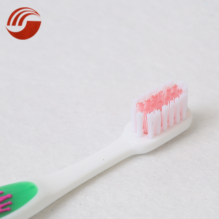 Free Sample OEM Logo Printed Flexible Soft Children/Child Toothbrush