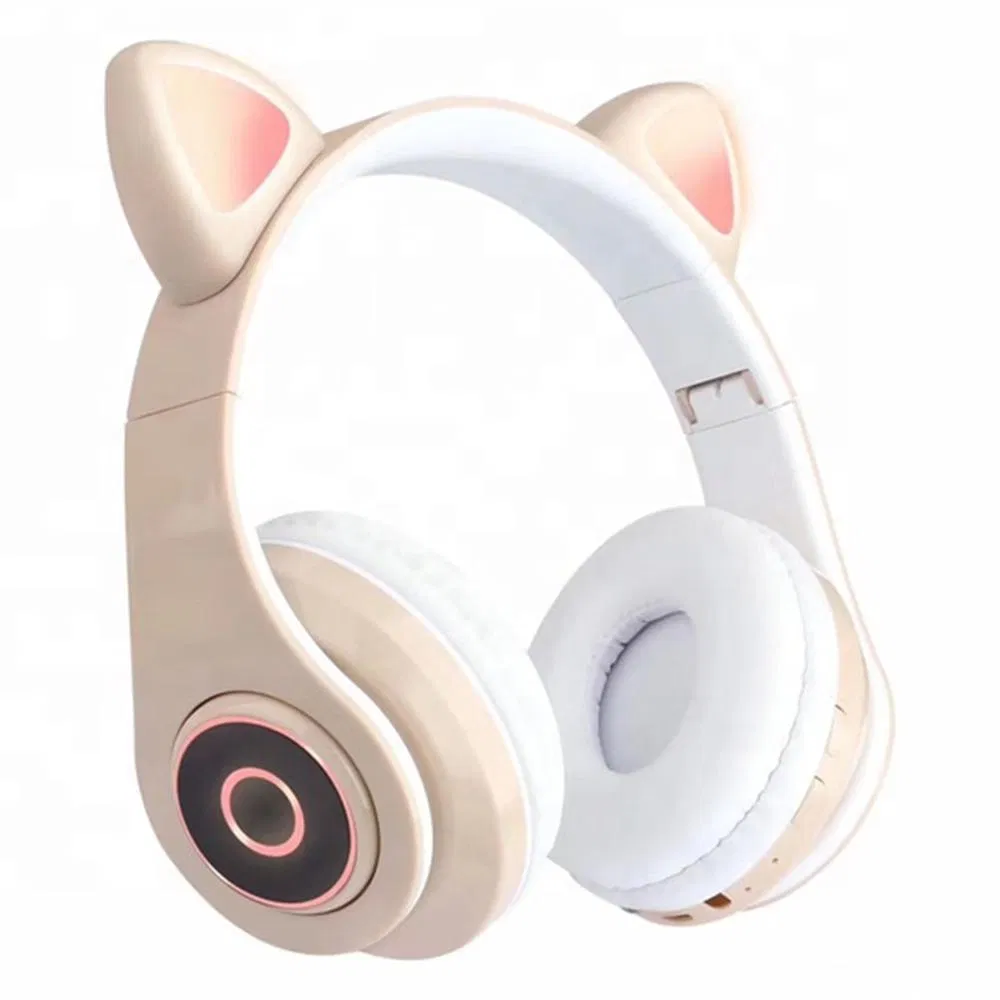 Cute Cat Ears New Gaming Stereo Computer Phone Music Headset Wireless Headphones