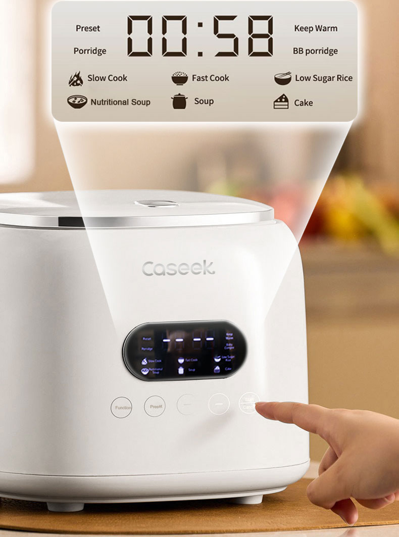 Leak-Proof Multi-Fuction Electric Cooking Pot Sealed Electric Rice Cooker for Nutritional Soup