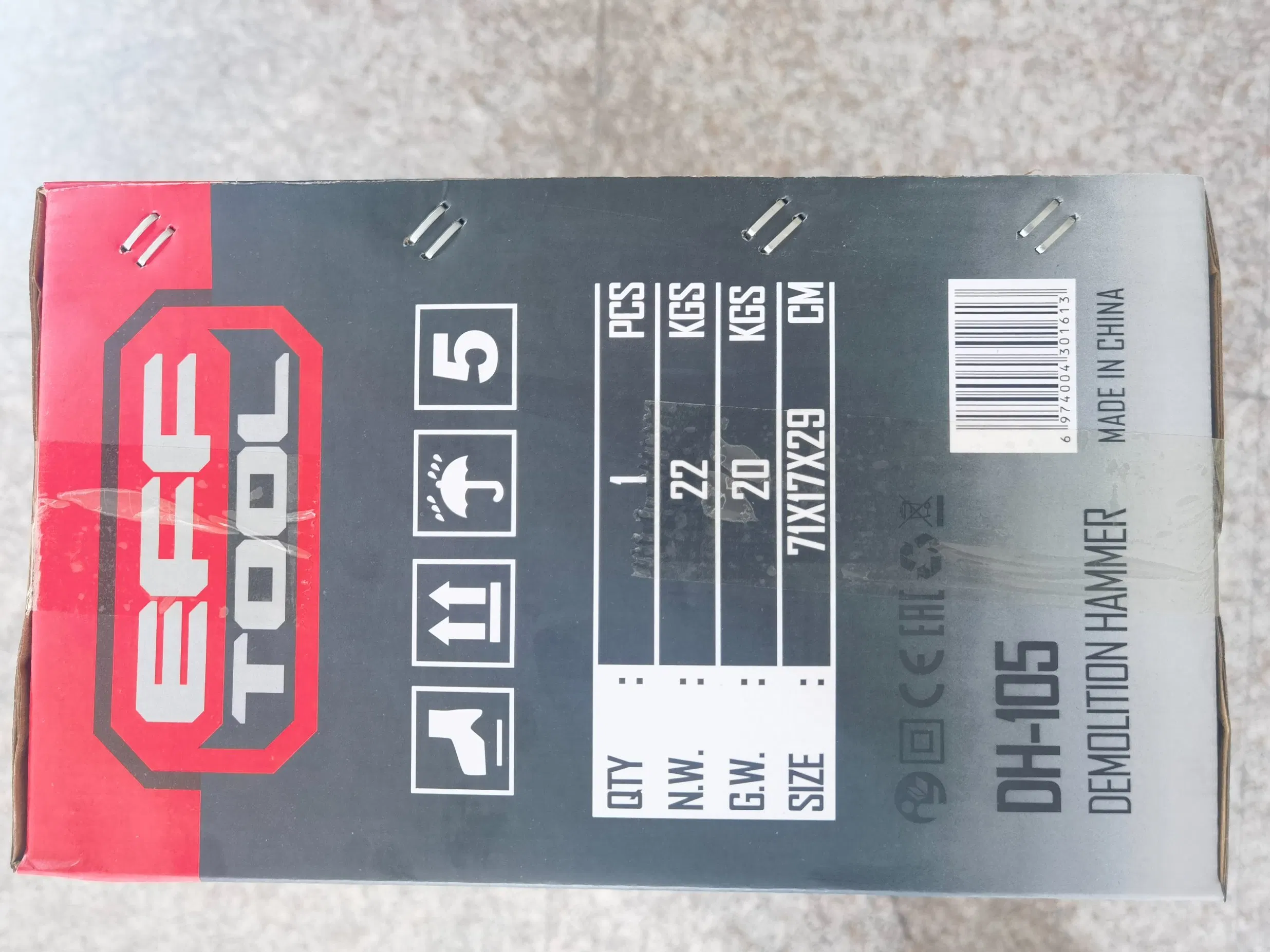 Отбойный молоток EFFTOOL DH-105 2000W