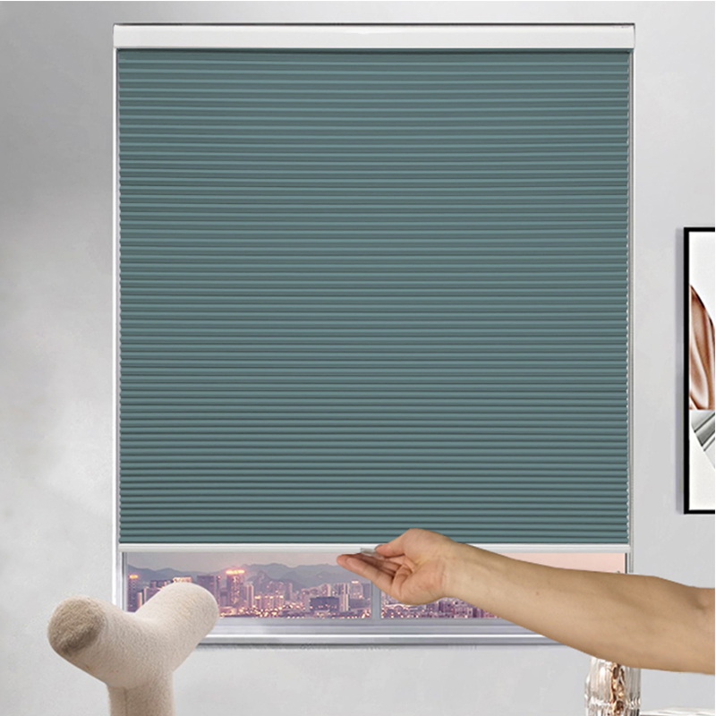 Factory Modern Window Blackout Cordless Cellular Fabric Hotels No Drill Honeycomb Blinds