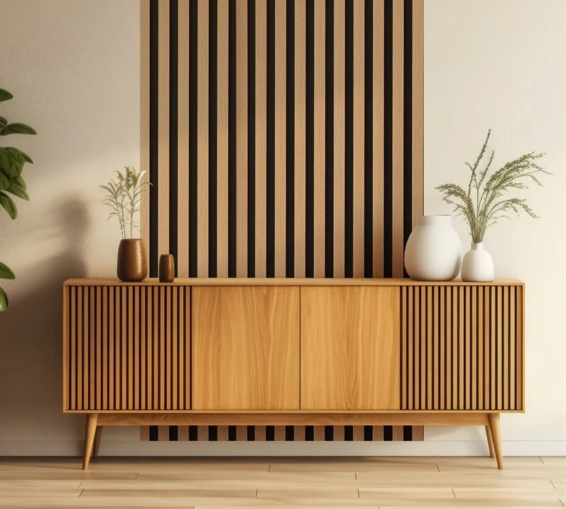 Hot Selling Acoustic Wood Slat Panels for Sound Absorbing