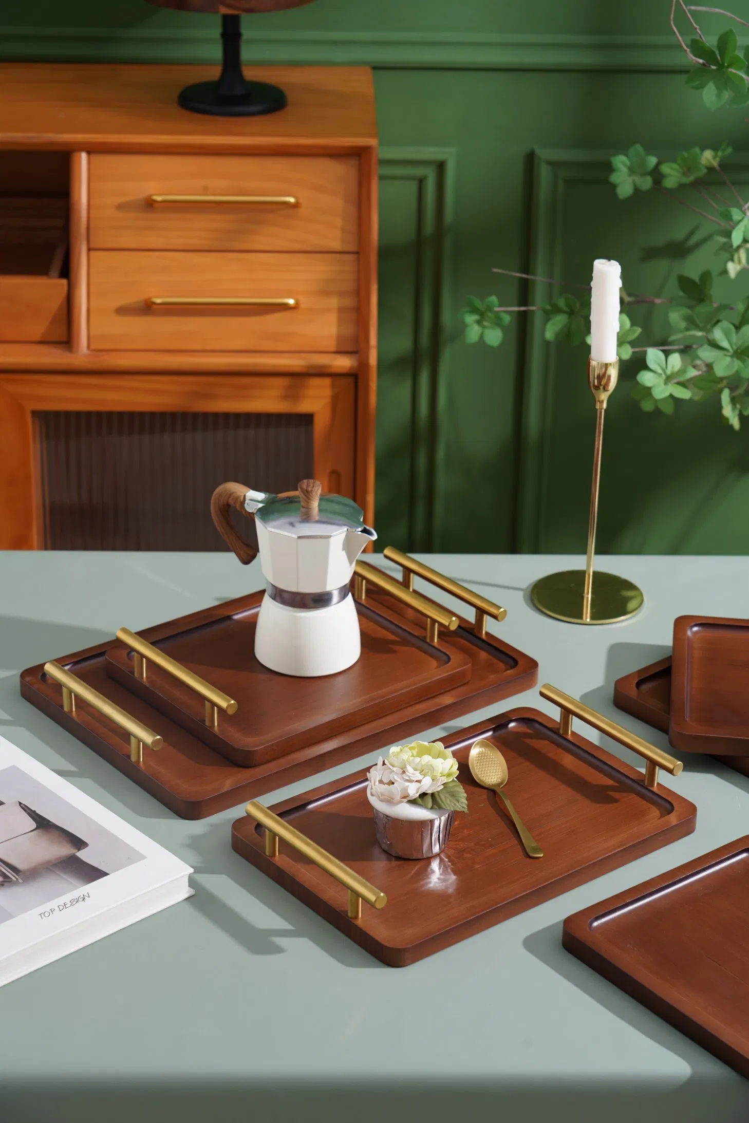 Exquisite Wood Dessert Organizer for Catering Events and Showcases