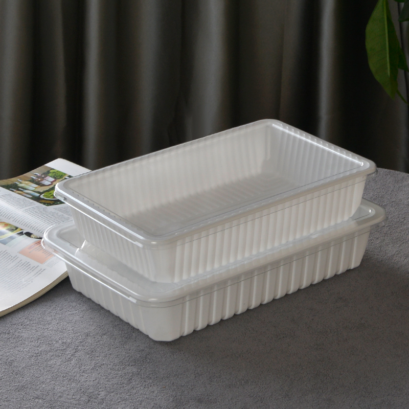 Unisupply Custom PP Plastic Fruit Tray for Tableware Meat Bread Fruit