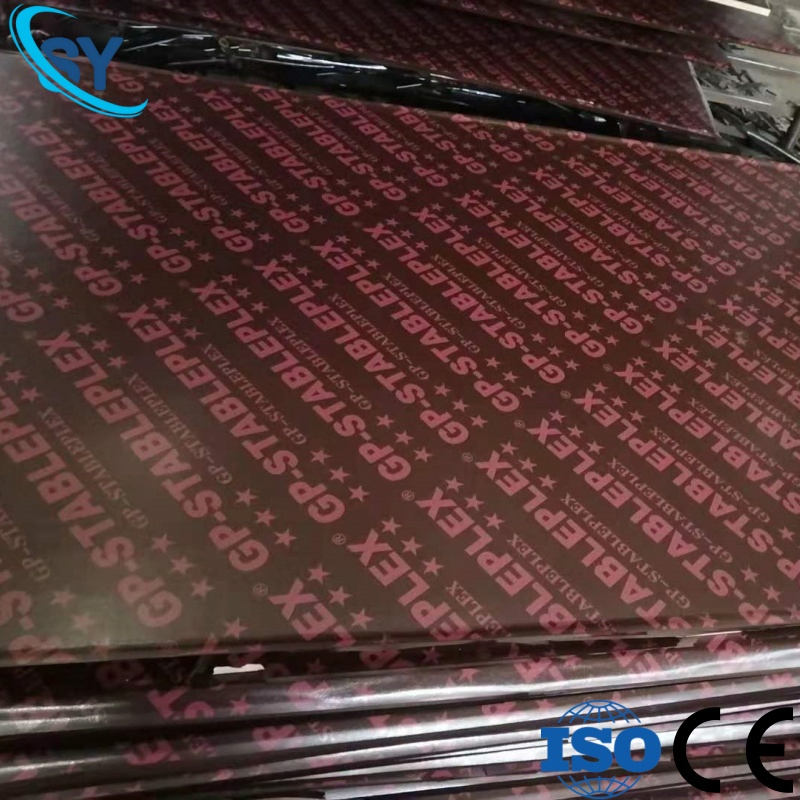 2440X1220X15mm 18mm Scaffolding Board Phenolic MDF Basswood Poplar Eucalyptus Birch Shuttering Scaffold Melamine Marine Plywood