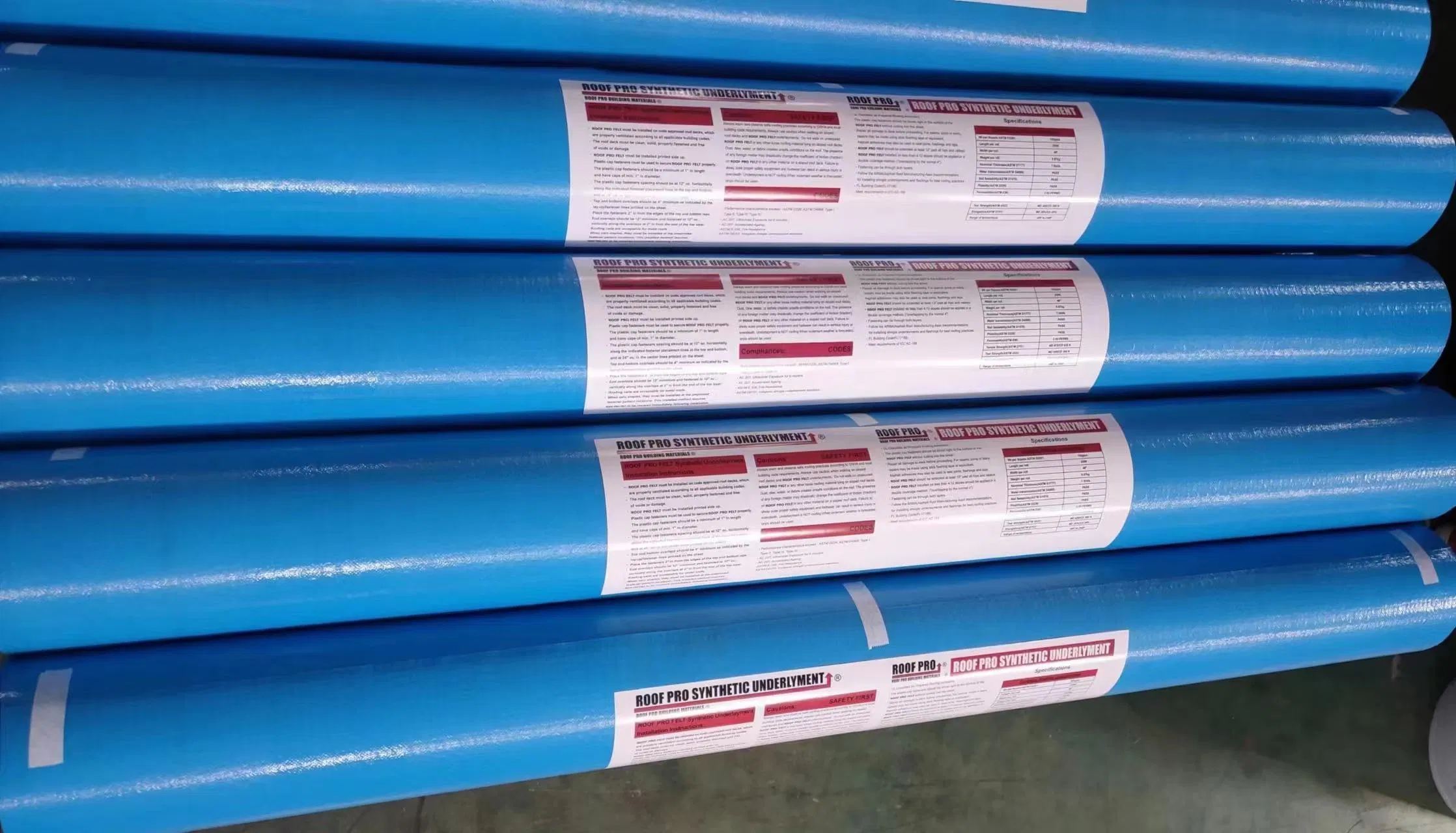 Jyd Roofing 48-in X 250-FT 937.5-Sq FT Synthetic Roof Underlayment
