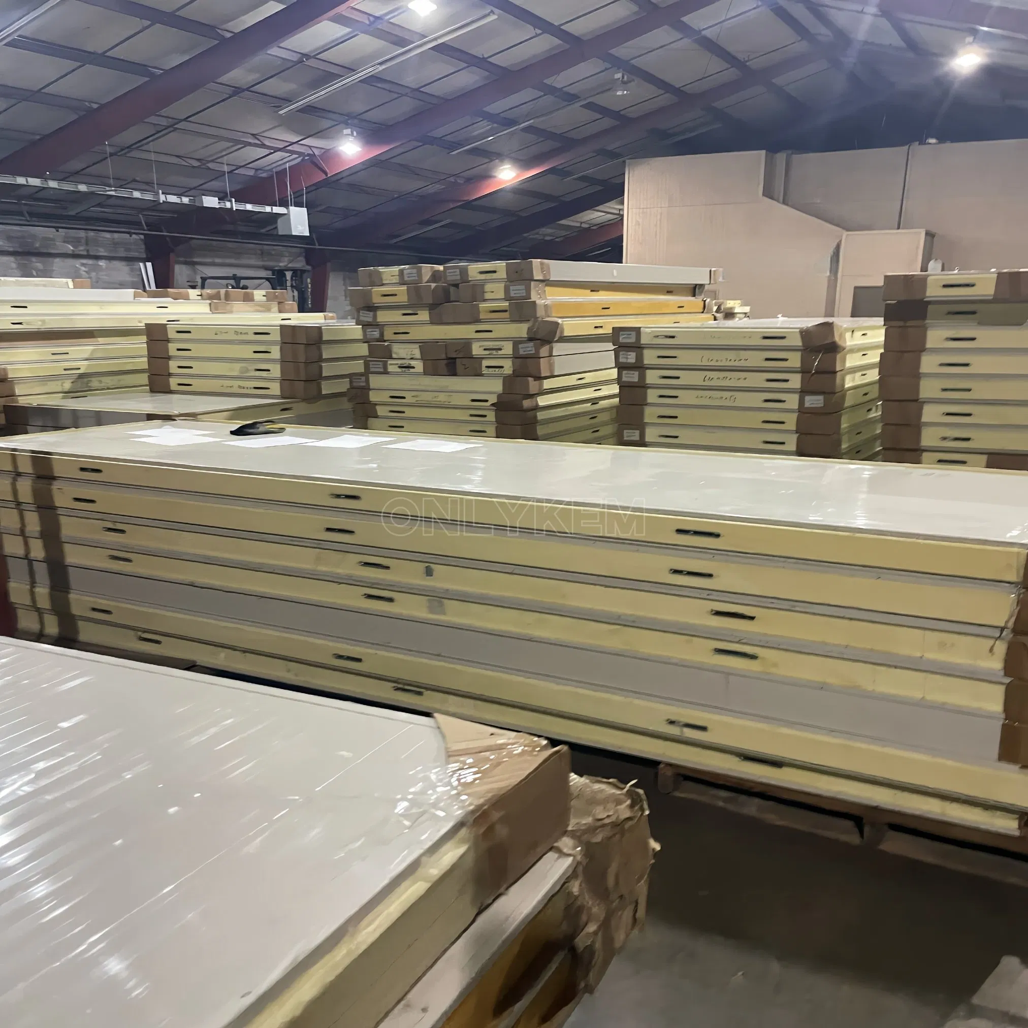 100mm/120mm/150mm PU Panel Walk in Chiller Freezer Room Sandwich Panel in USA