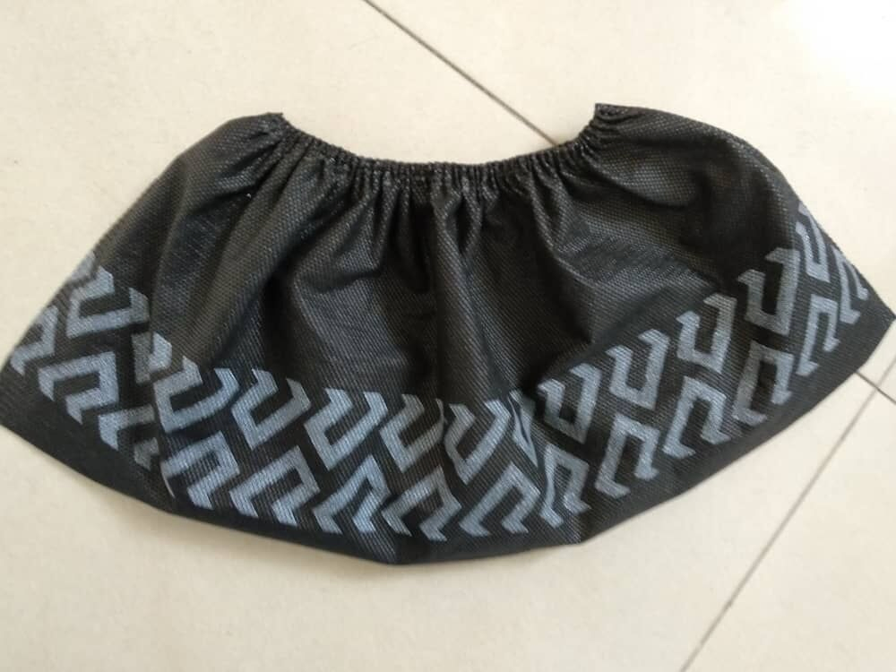 New Product Disposable Shoe Covers Boot Covers Black Disposable Overshoes