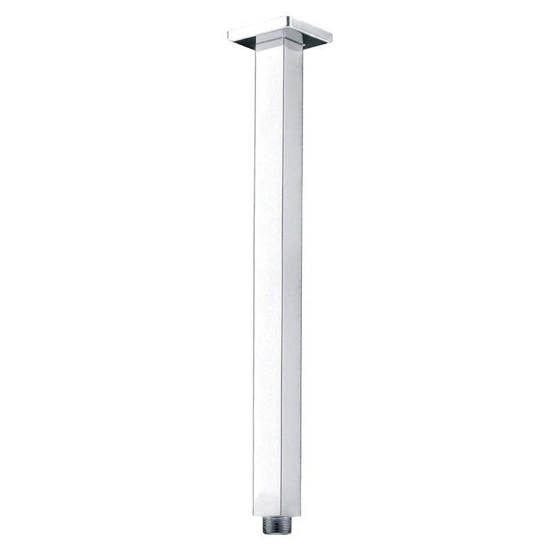 Chrome Swan Neck Articulating Flexible Pivoting Angled Hinged Upswept Sloped Square Rectangular Round Shower Arm