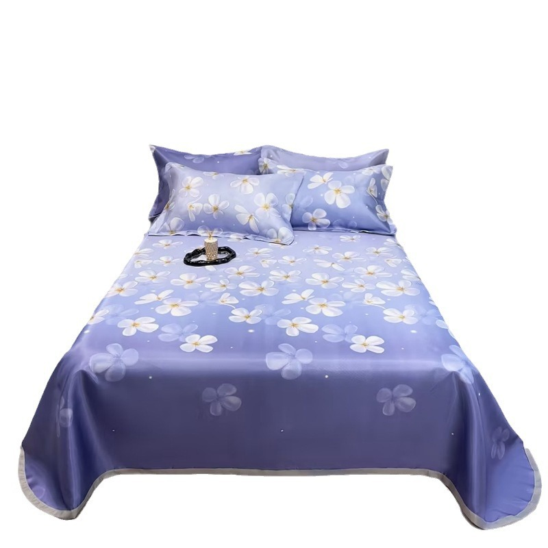 Wholesale Factory Simple Cool Feeling Ice Silk Foldable Bedding Mat