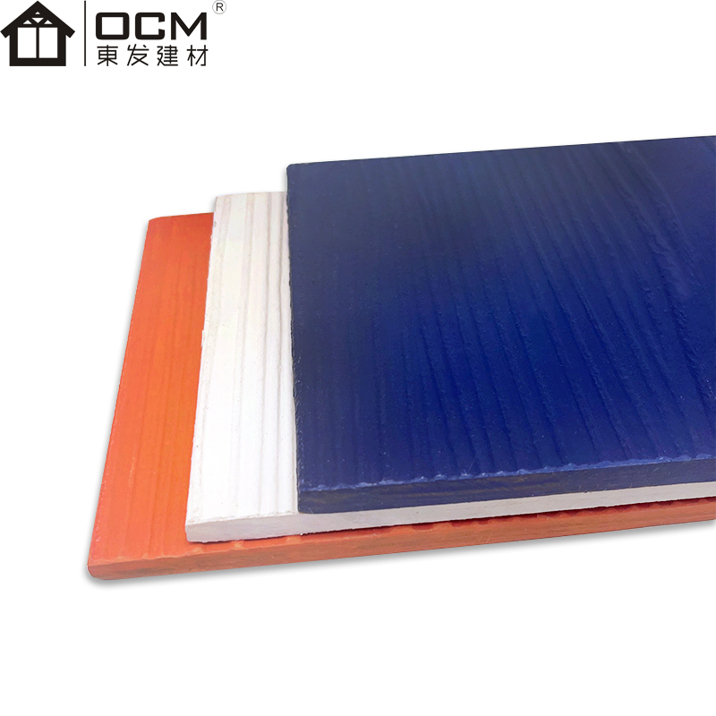 Lap Side Wood Grain Fiber Cement Board Decorative Exterior Cement Board