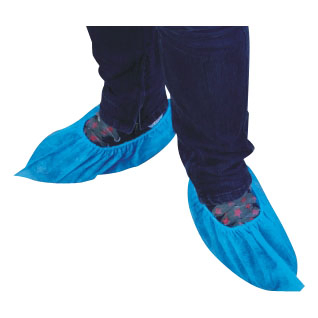 PVC Wateproof Blue Shoe Cover