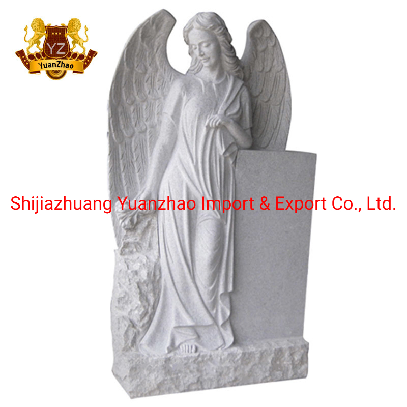 Granite Memorial Restingangel Gravestone Headstone Graveyard Decoration