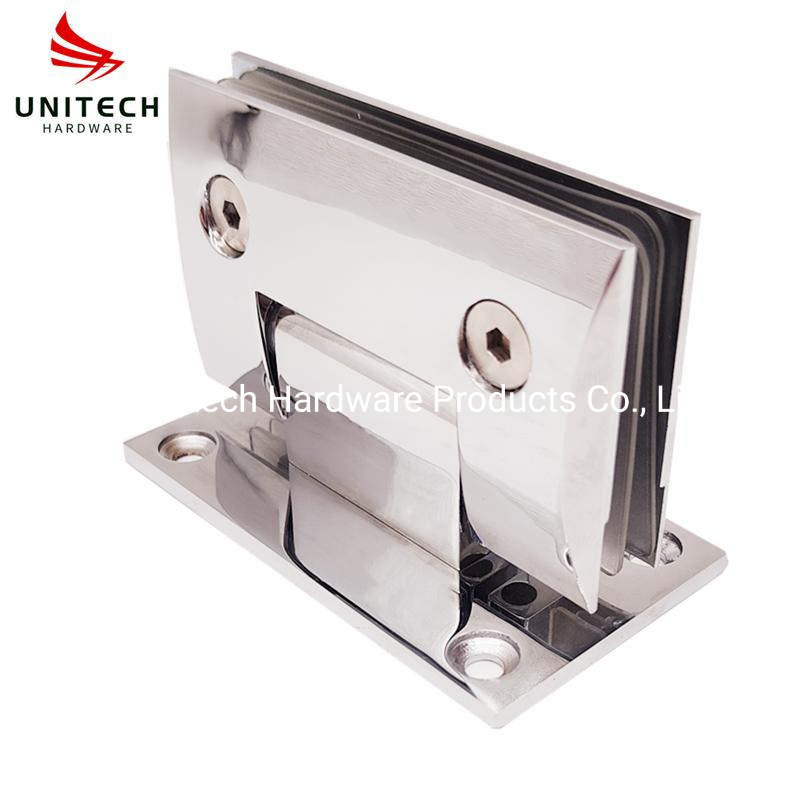Premium SS304/316 90 Degree Wall to Glass Shower Fitting