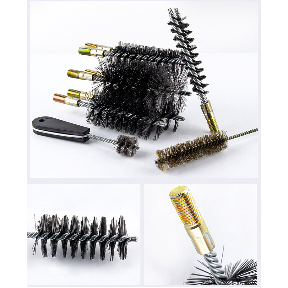 Steel Wire Tube Brush with Plastic Handle