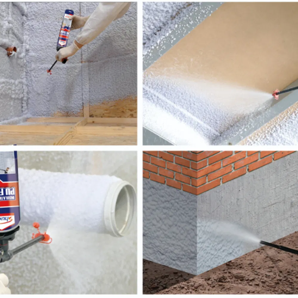 750ml Factory Price Innovative High Quality Best Fireproof Insulation Spray PU Foam