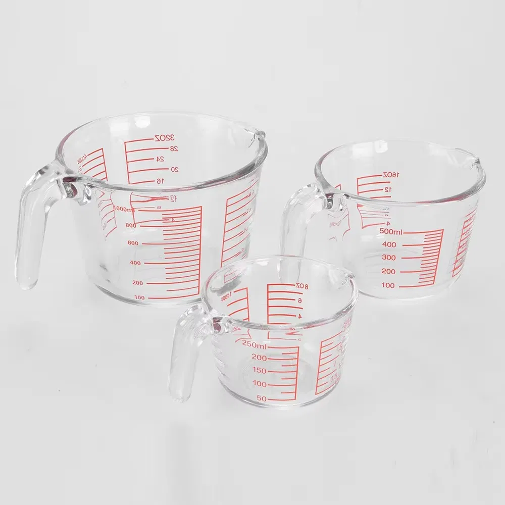 8oz/16oz/32oz Glass Cup for Kitchen Baking Hotels Restaurants 500ml Beaker