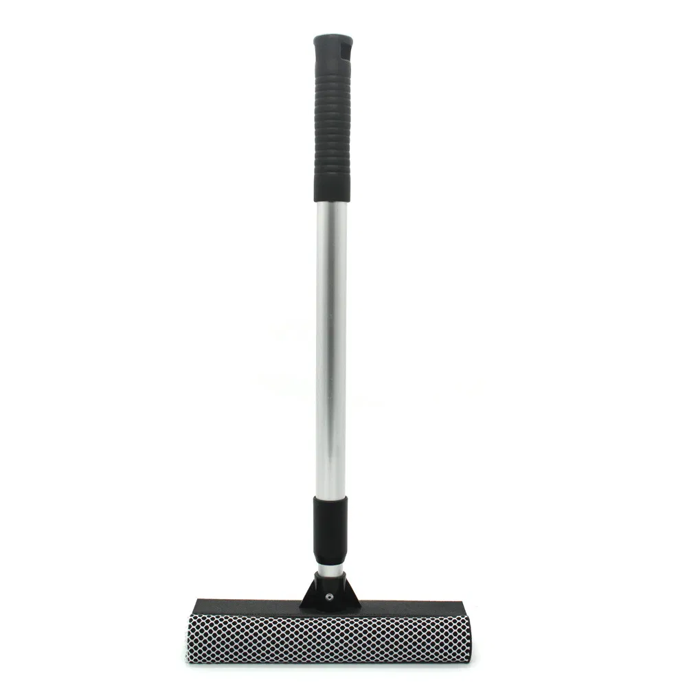 Esun Multi-Use Dual Side Sponge and Rubber Window Squeegee for Glass Doors Car Windshield