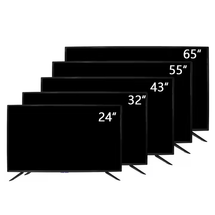 Accept Custom OEM Normal LED TV Set 4K Android TV Smart 32 40 43 50 55 65 75 85 Inch Televisions Smart Tvs Televison