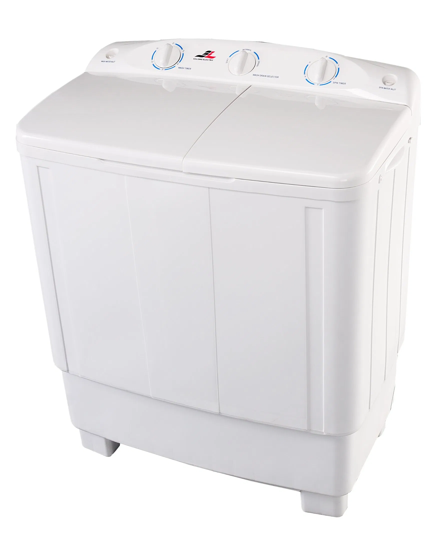 Customized 8kg All-White Twin Tub Top Loading Semi-Automatic Washing Machine Laundry Equipment Lavadora