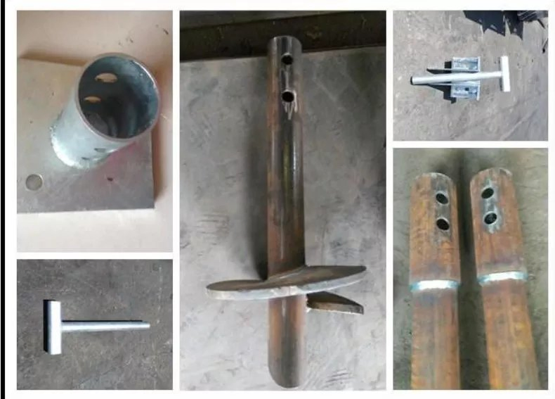 Винтовой анкерный болт из оцинкованной стали