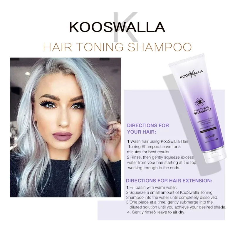 Home Treatment Anti- Brassy Purple Toner Shampoo