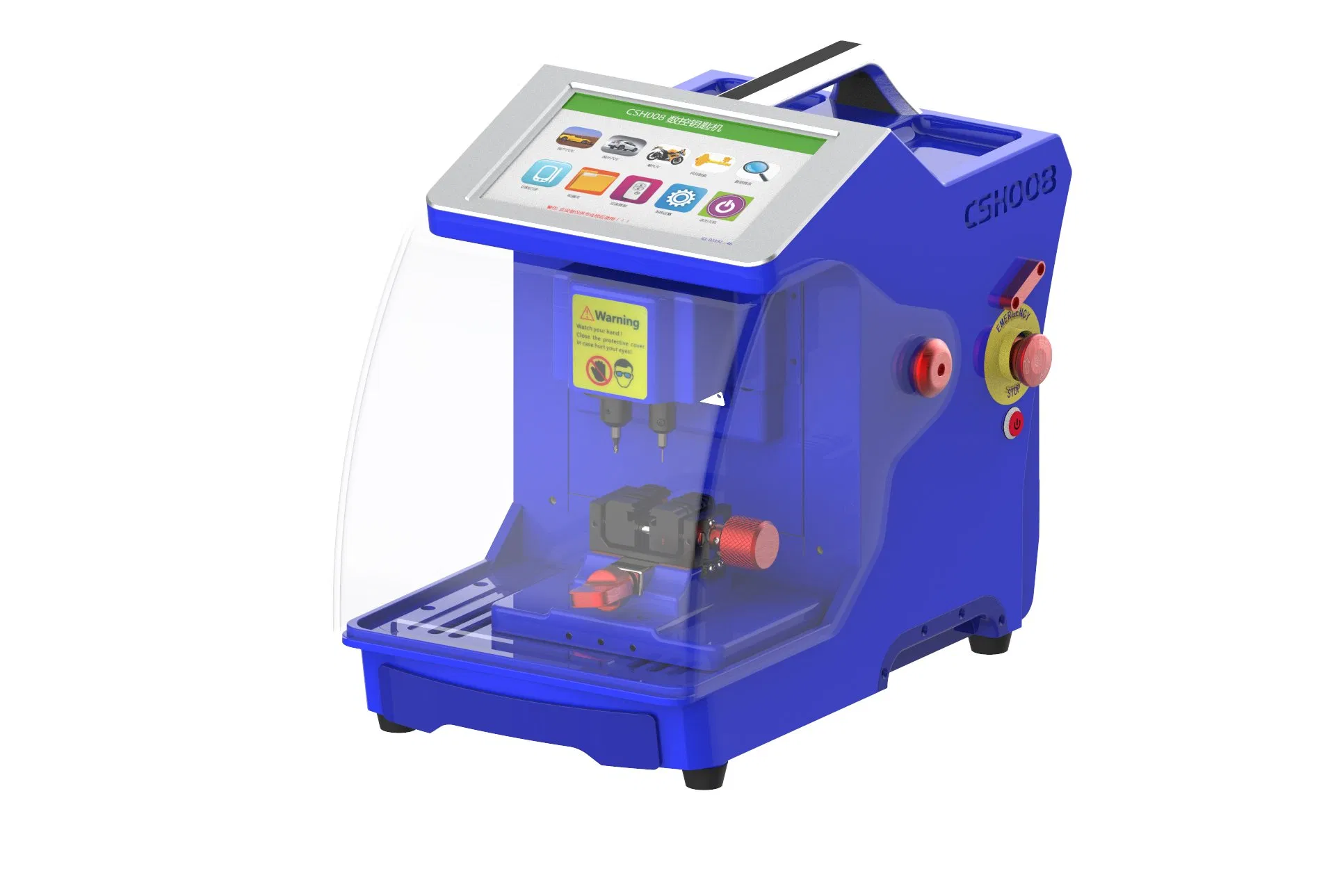 High Speed Cutting Csh008 Automatic Electronic Key Code Cutting Machine