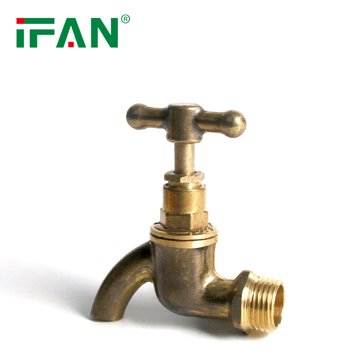 Латунный садовый кран Ifan Full Size Brass Bibcock