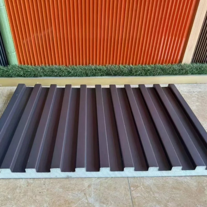 Lightweight Durable Sandwich Panel De Poliuretano Great Wall Aluminum Insulated Roof Tile for Fireproof and Heat-Insulating Exterior Wall