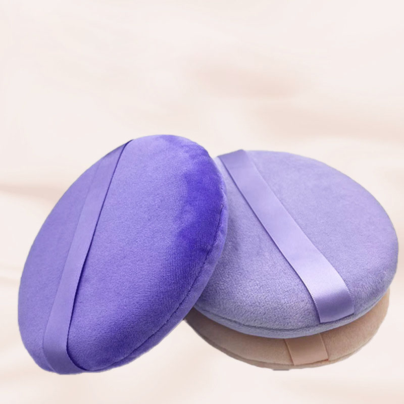 15cm Super Large Powder Air Cushion Short Velvet Round Flocking Fixing Bath Makeup Powder Puff
